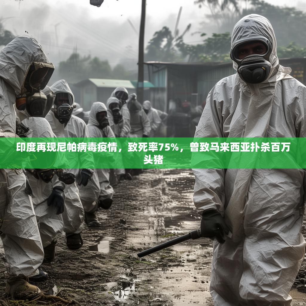 印度再现尼帕病毒疫情，致死率75%，曾致马来西亚扑杀百万头猪