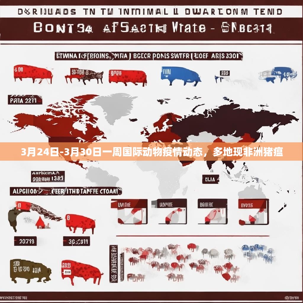 3月24日-3月30日一周国际动物疫情动态，多地现非洲猪瘟