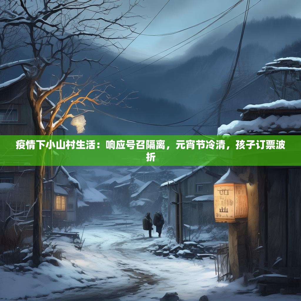疫情下小山村生活：响应号召隔离，元宵节冷清，孩子订票波折
