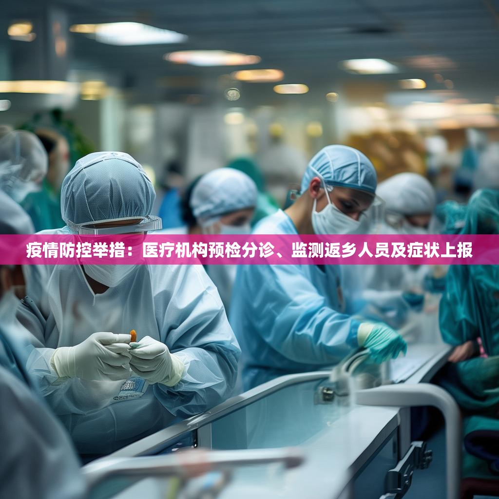 疫情防控举措：医疗机构预检分诊、监测返乡人员及症状上报