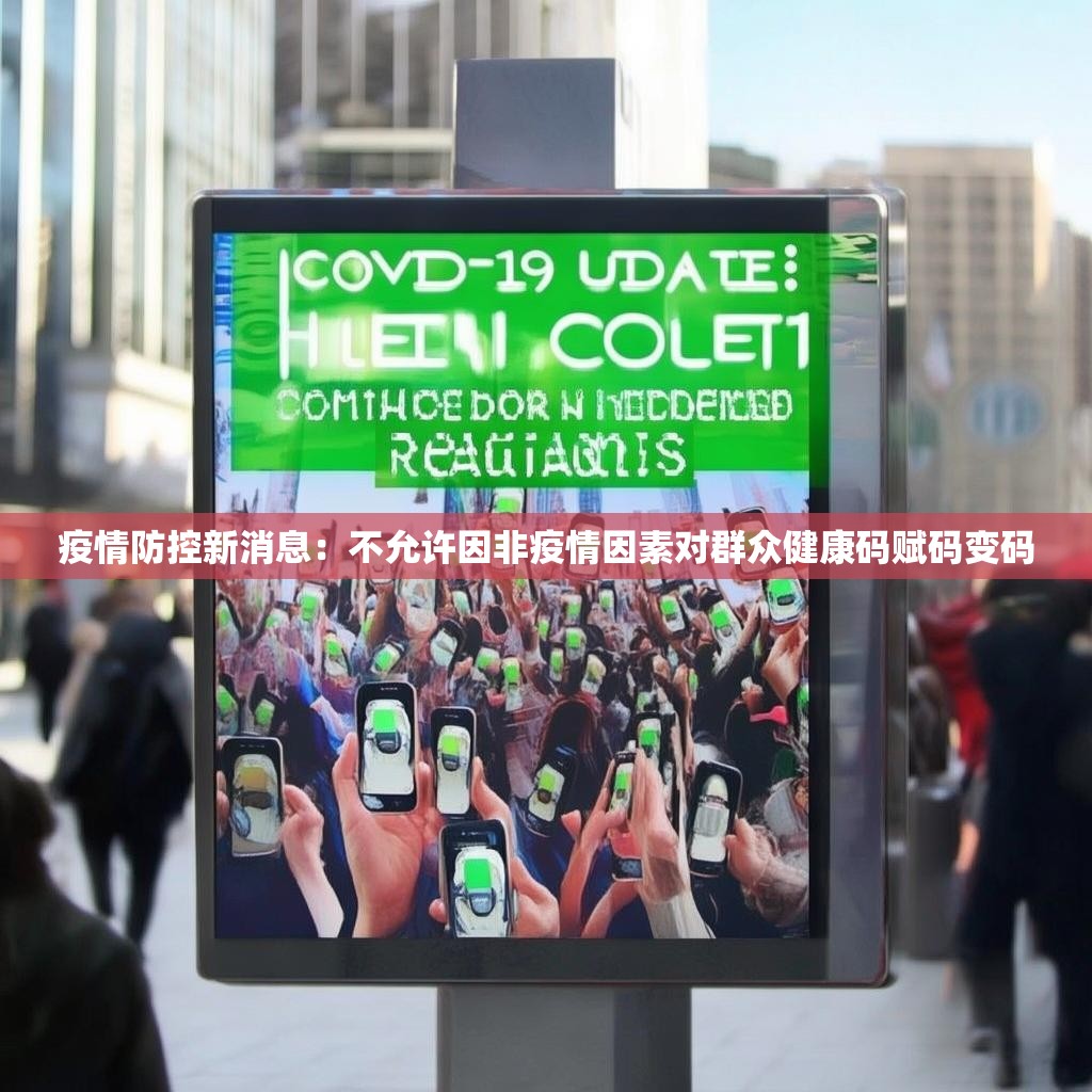 疫情防控新消息：不允许因非疫情因素对群众健康码赋码变码