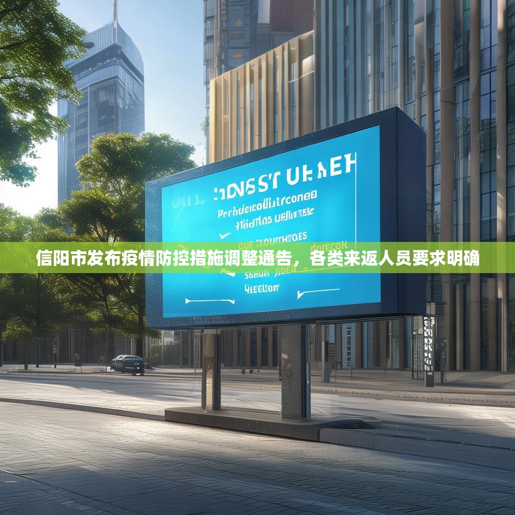 信阳市发布疫情防控措施调整通告，各类来返人员要求明确