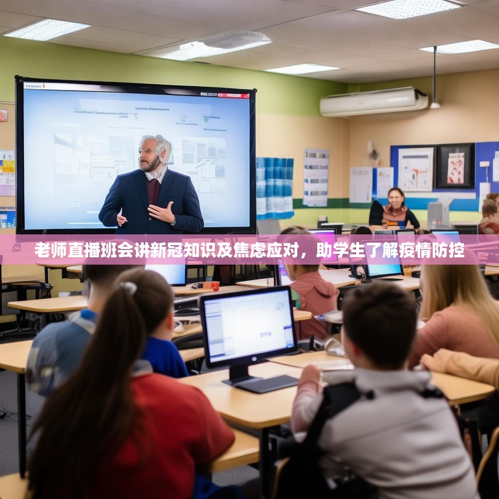 老师直播班会讲新冠知识及焦虑应对，助学生了解疫情防控