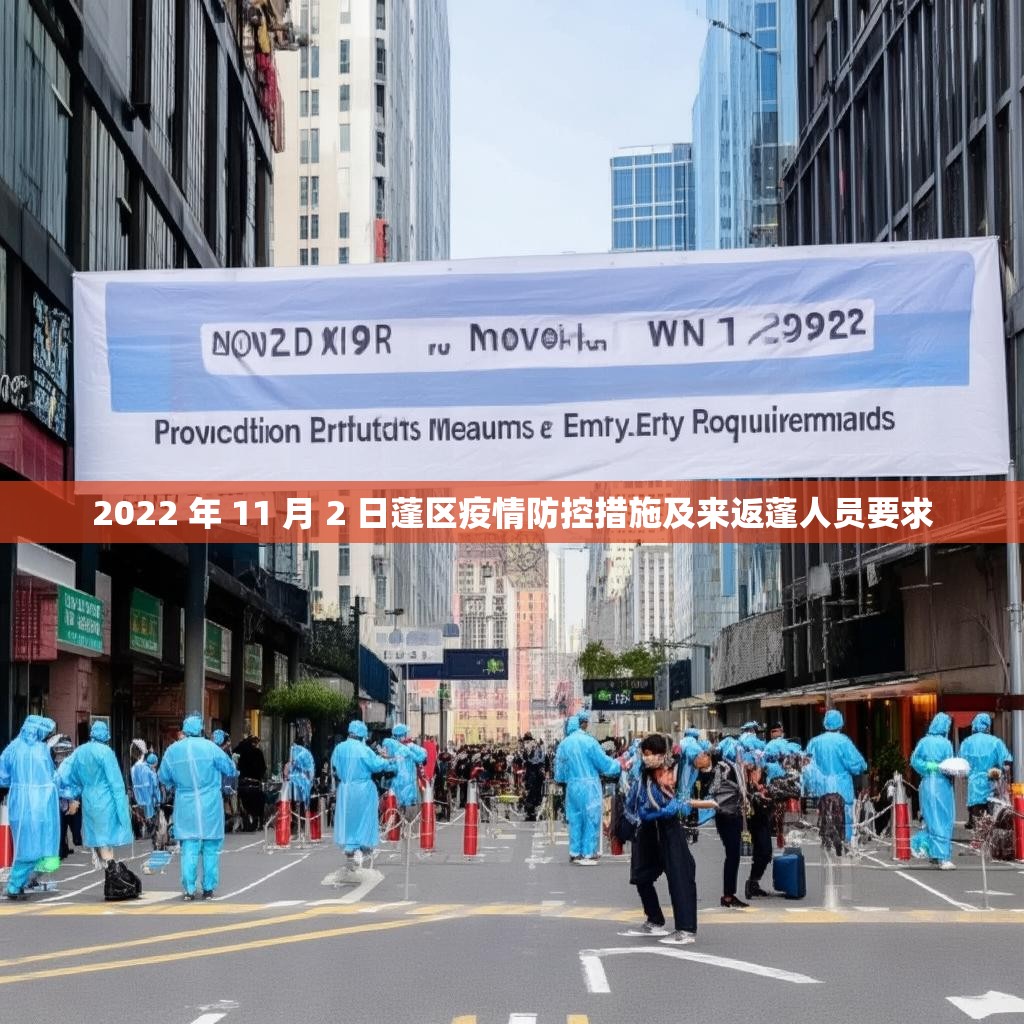 2022 年 11 月 2 日蓬区疫情防控措施及来返蓬人员要求