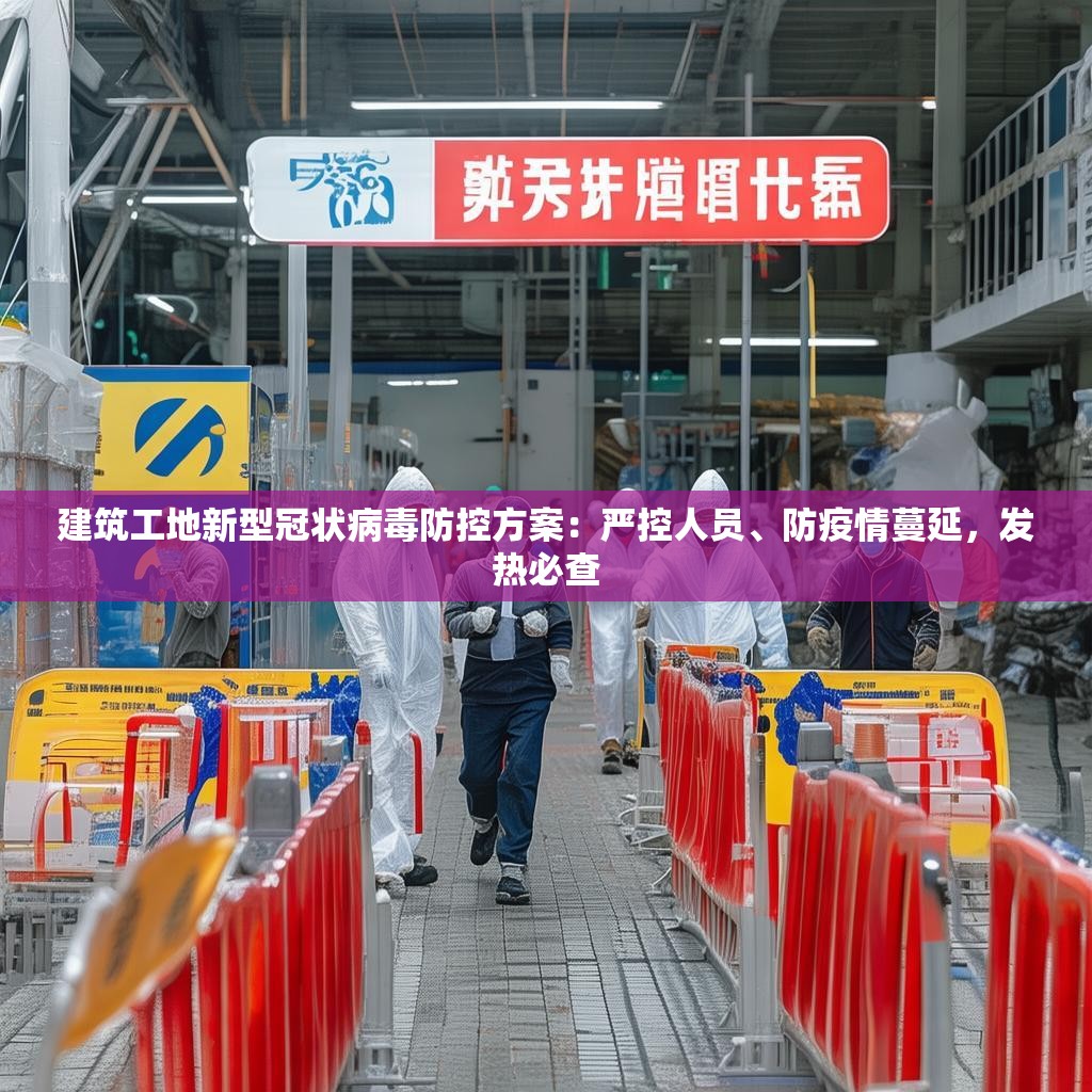 建筑工地新型冠状病毒防控方案：严控人员、防疫情蔓延，发热必查