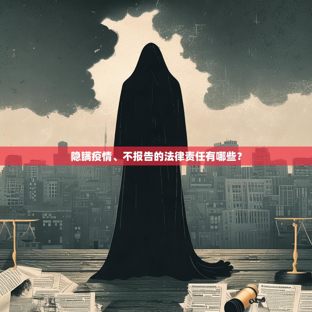 隐瞒疫情、不报告的法律责任有哪些？