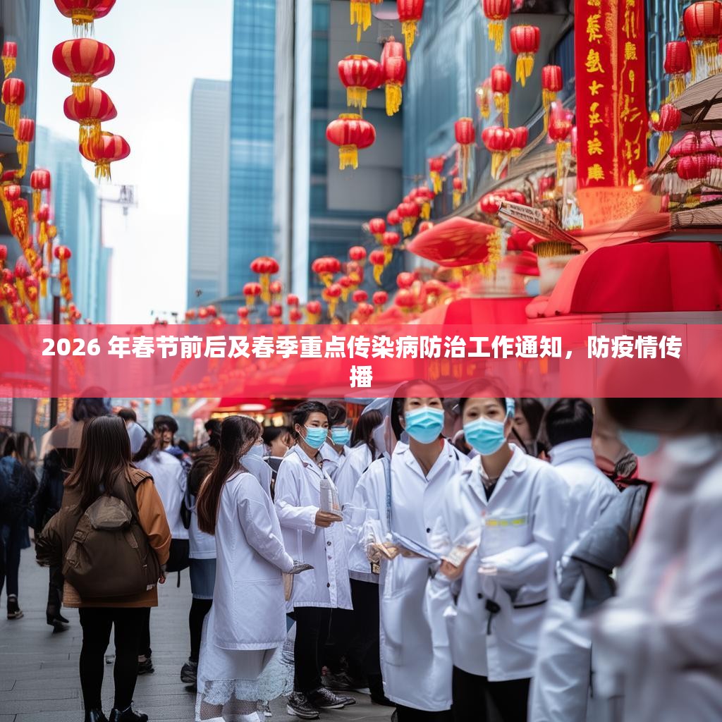 2026 年春节前后及春季重点传染病防治工作通知，防疫情传播