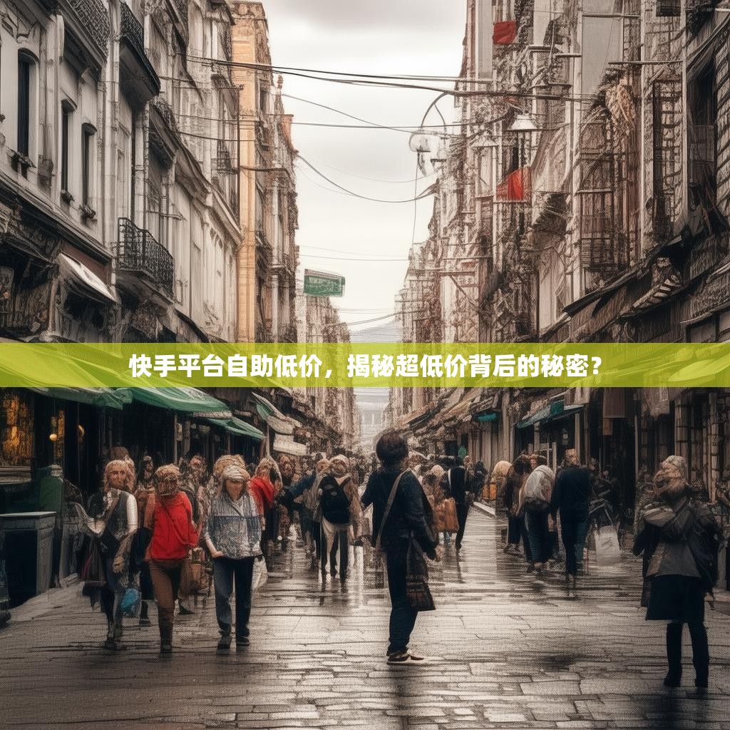 快手平台自助低价，揭秘超低价背后的秘密？