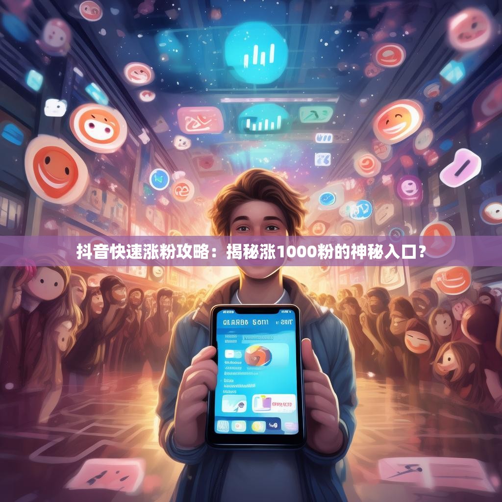 抖音快速涨粉攻略：揭秘涨1000粉的神秘入口？