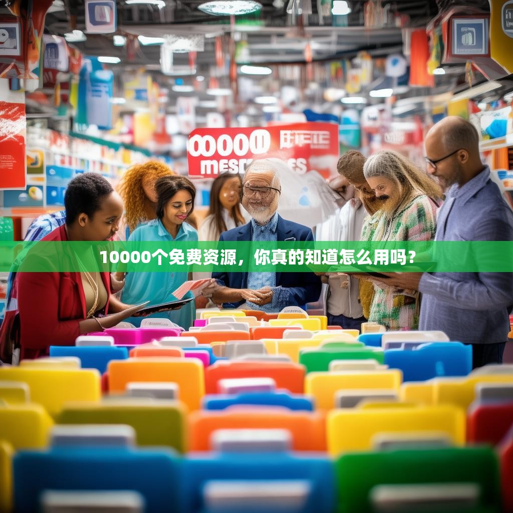 10000个免费资源，你真的知道怎么用吗？
