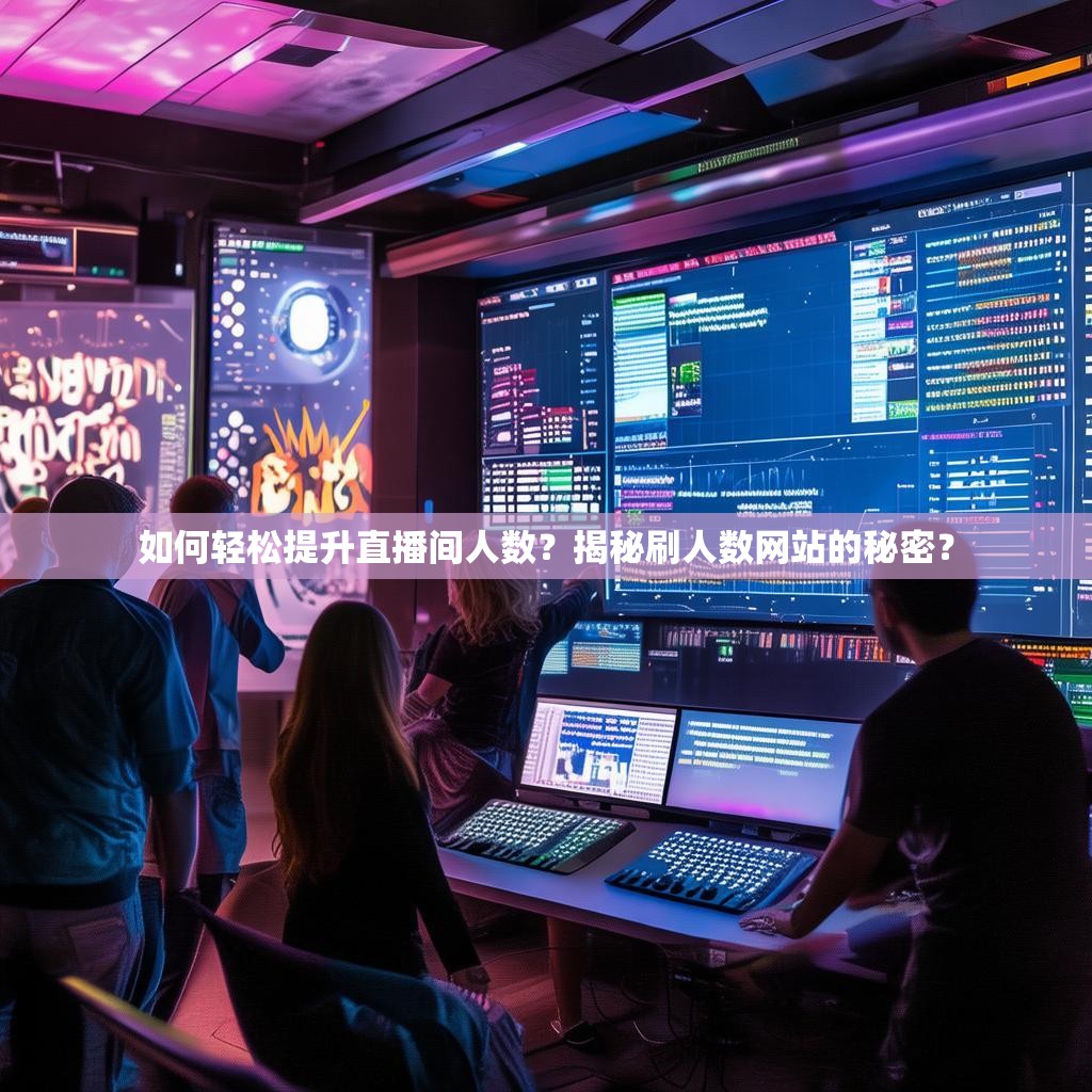 如何轻松提升直播间人数?揭秘刷人数网站的秘密?
