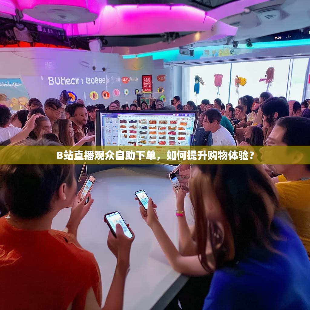 B站直播观众自助下单,如何提升购物体验?