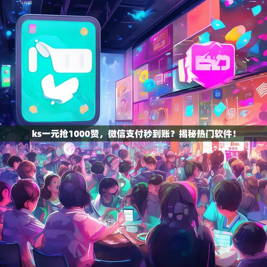 ks一元抢1000赞,微信支付秒到账?揭秘热门软件!