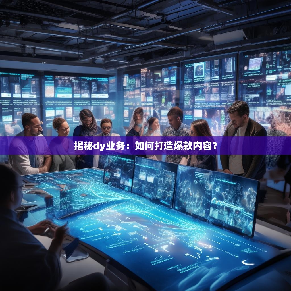 揭秘dy业务：如何打造爆款内容？
