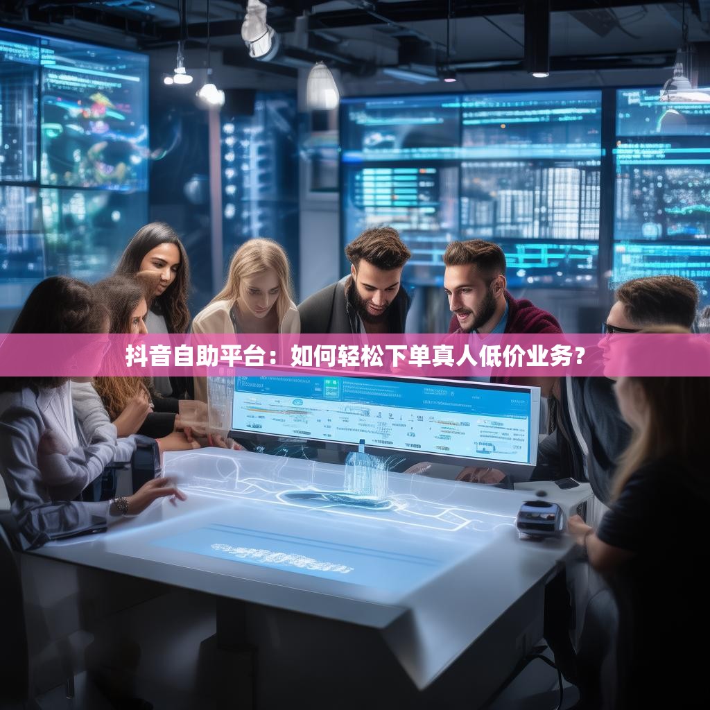 抖音自助平台：如何轻松下单真人低价业务？