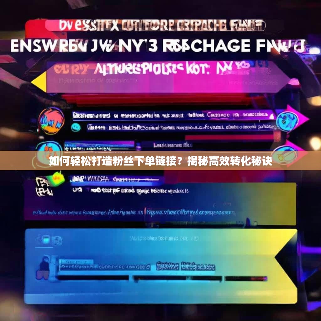 如何轻松打造粉丝下单链接？揭秘高效转化秘诀