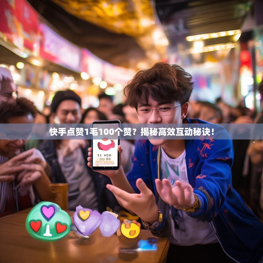 快手点赞1毛100个赞？揭秘高效互动秘诀！