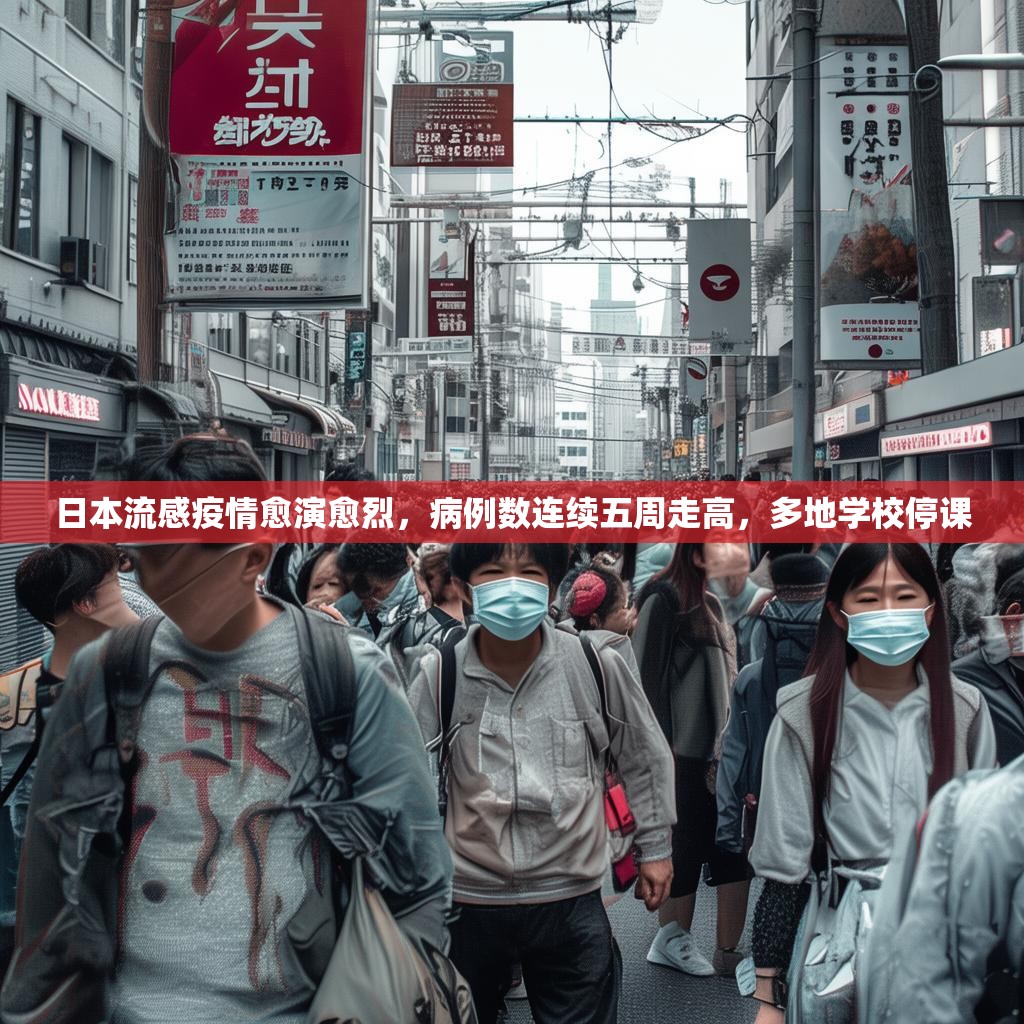 日本流感疫情愈演愈烈，病例数连续五周走高，多地学校停课