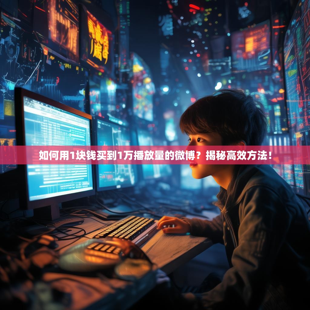 如何用1块钱买到1万播放量的微博？揭秘高效方法！