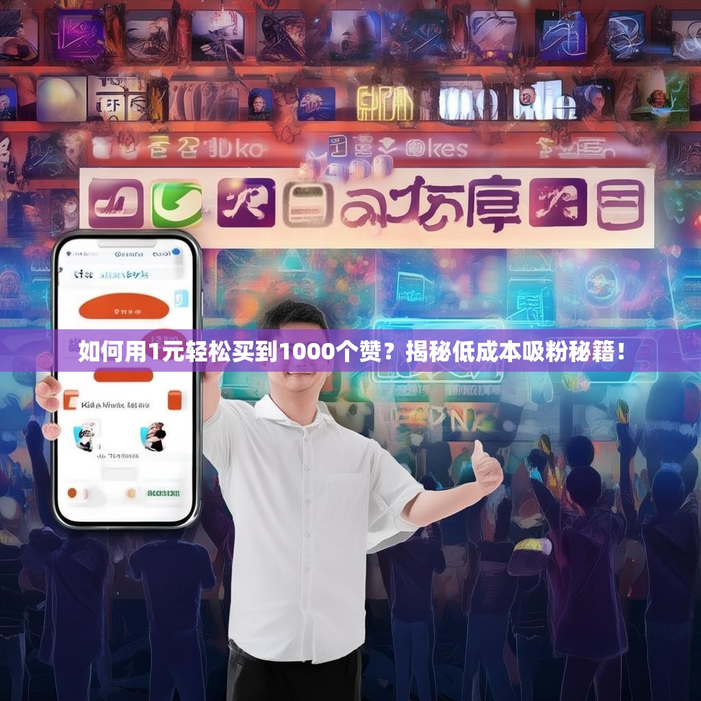 如何用1元轻松买到1000个赞？揭秘低成本吸粉秘籍！