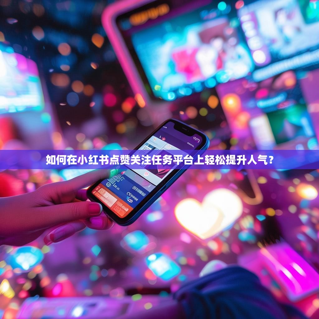 如何在小红书点赞关注任务平台上轻松提升人气？