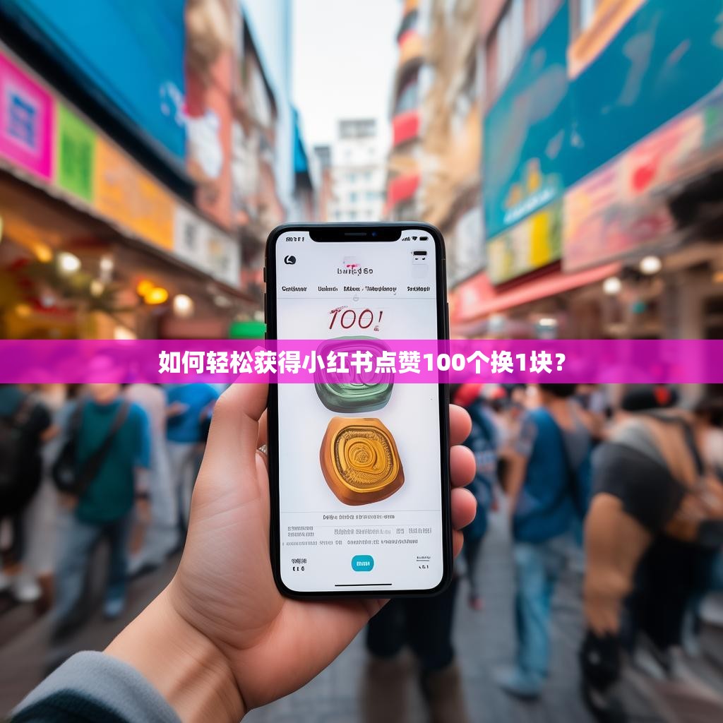 如何轻松获得小红书点赞100个换1块?