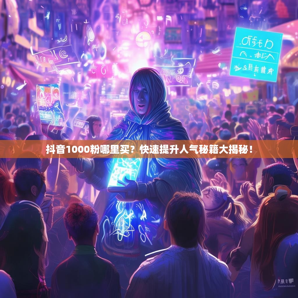 抖音1000粉哪里买？快速提升人气秘籍大揭秘！