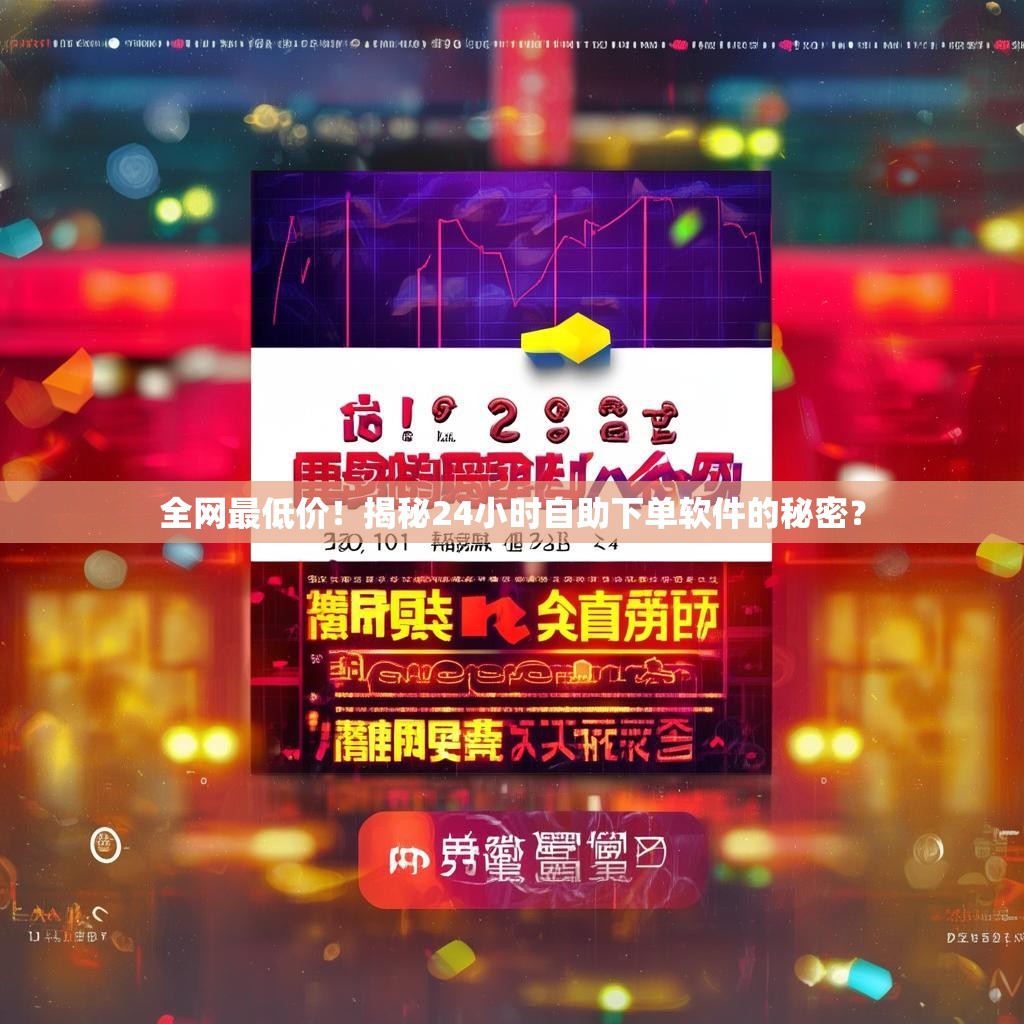 全网最低价!揭秘24小时自助下单软件的秘密?