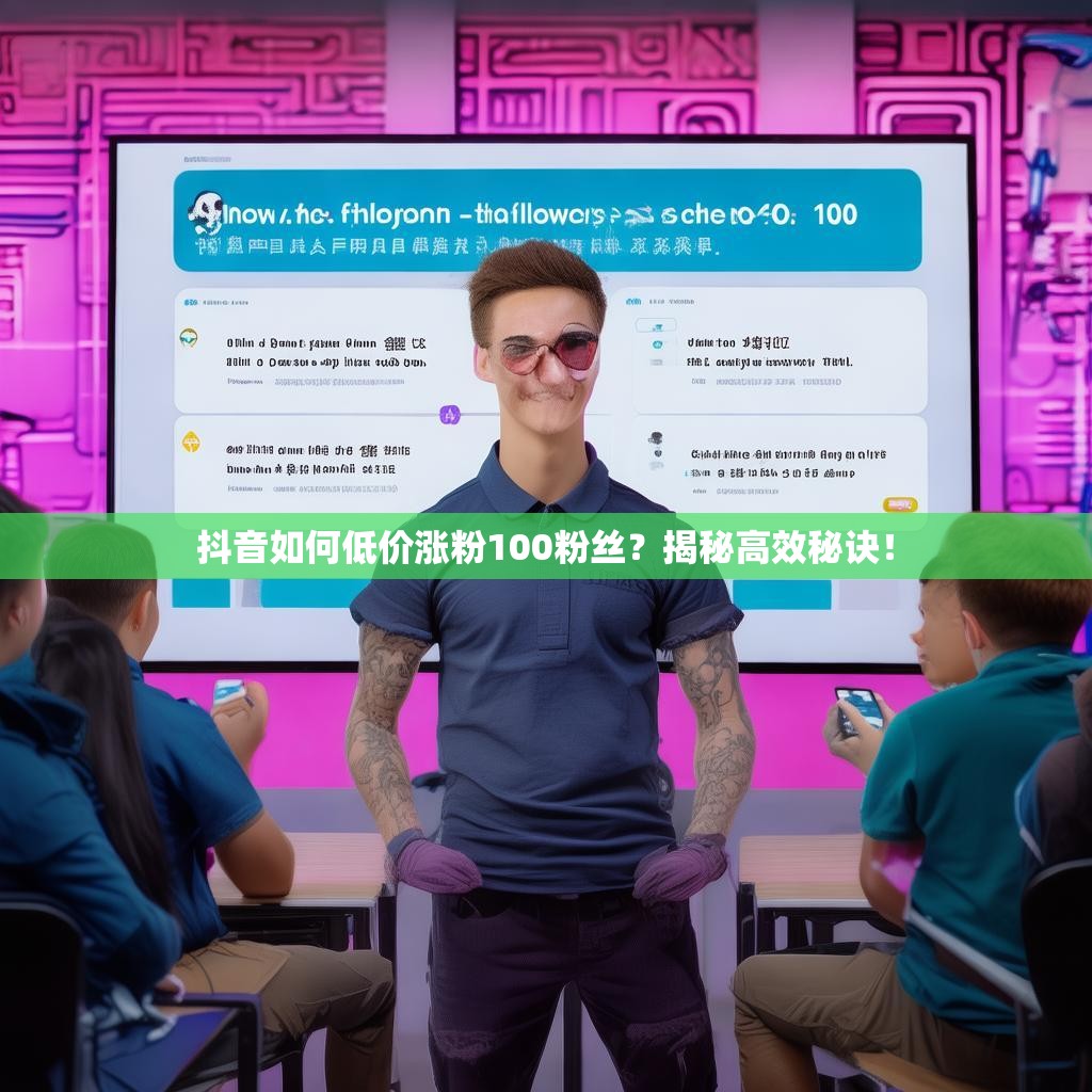 抖音如何低价涨粉100粉丝？揭秘高效秘诀！