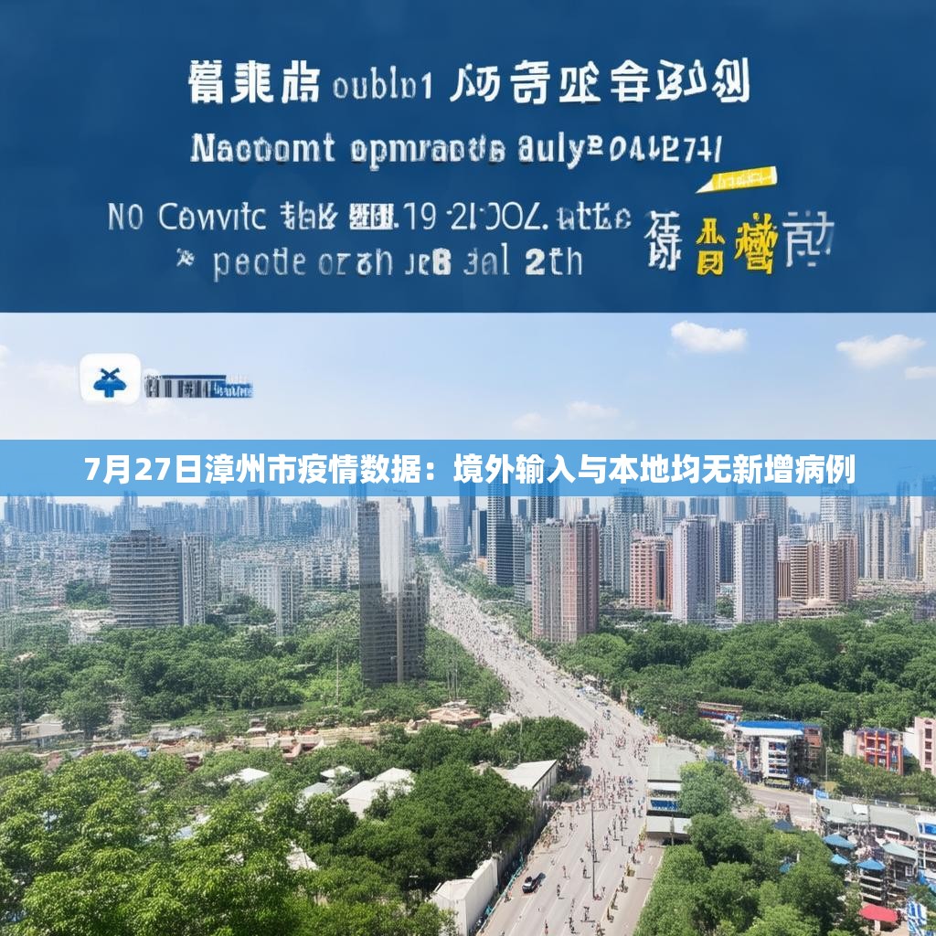 7月27日漳州市疫情数据：境外输入与本地均无新增病例