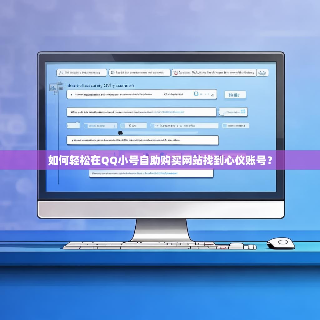 如何轻松在QQ小号自助购买网站找到心仪账号？