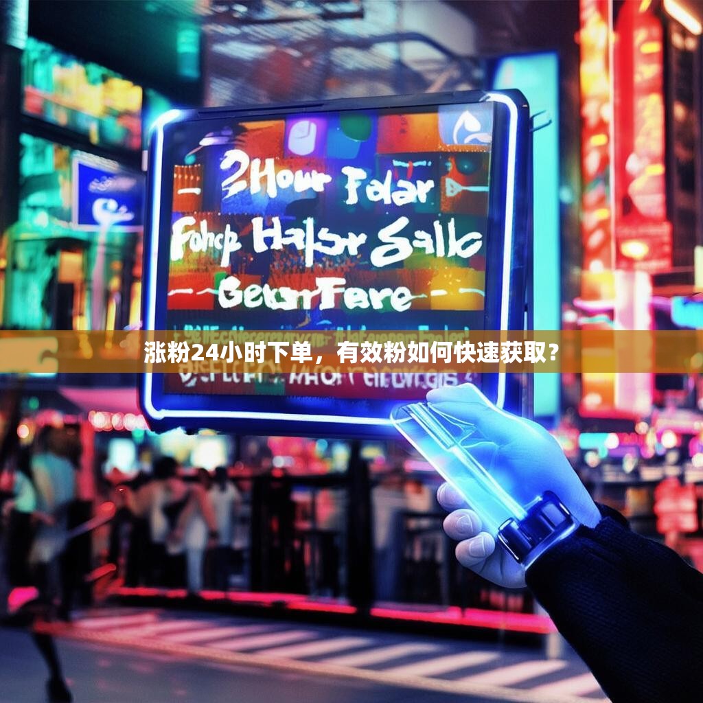 涨粉24小时下单，有效粉如何快速获取？