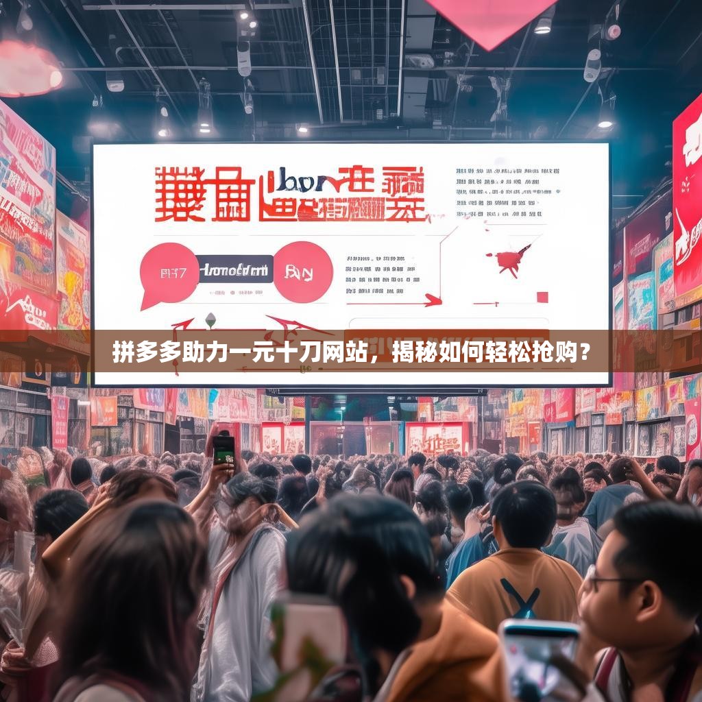 拼多多助力一元十刀网站，揭秘如何轻松抢购？