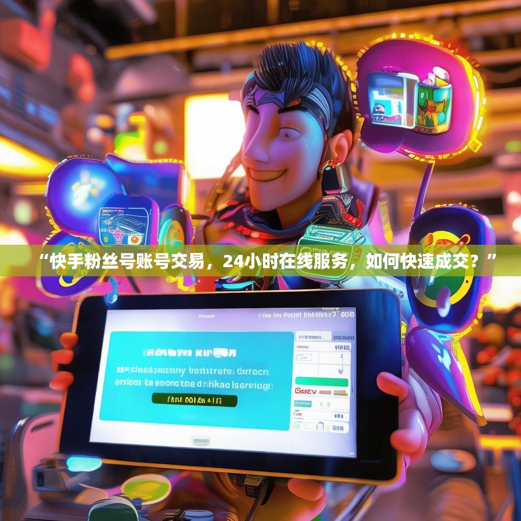 “快手粉丝号账号交易，24小时在线服务，如何快速成交？”