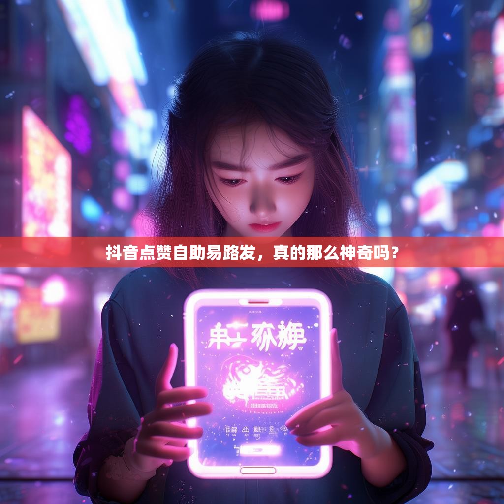 抖音点赞自助易路发，真的那么神奇吗？