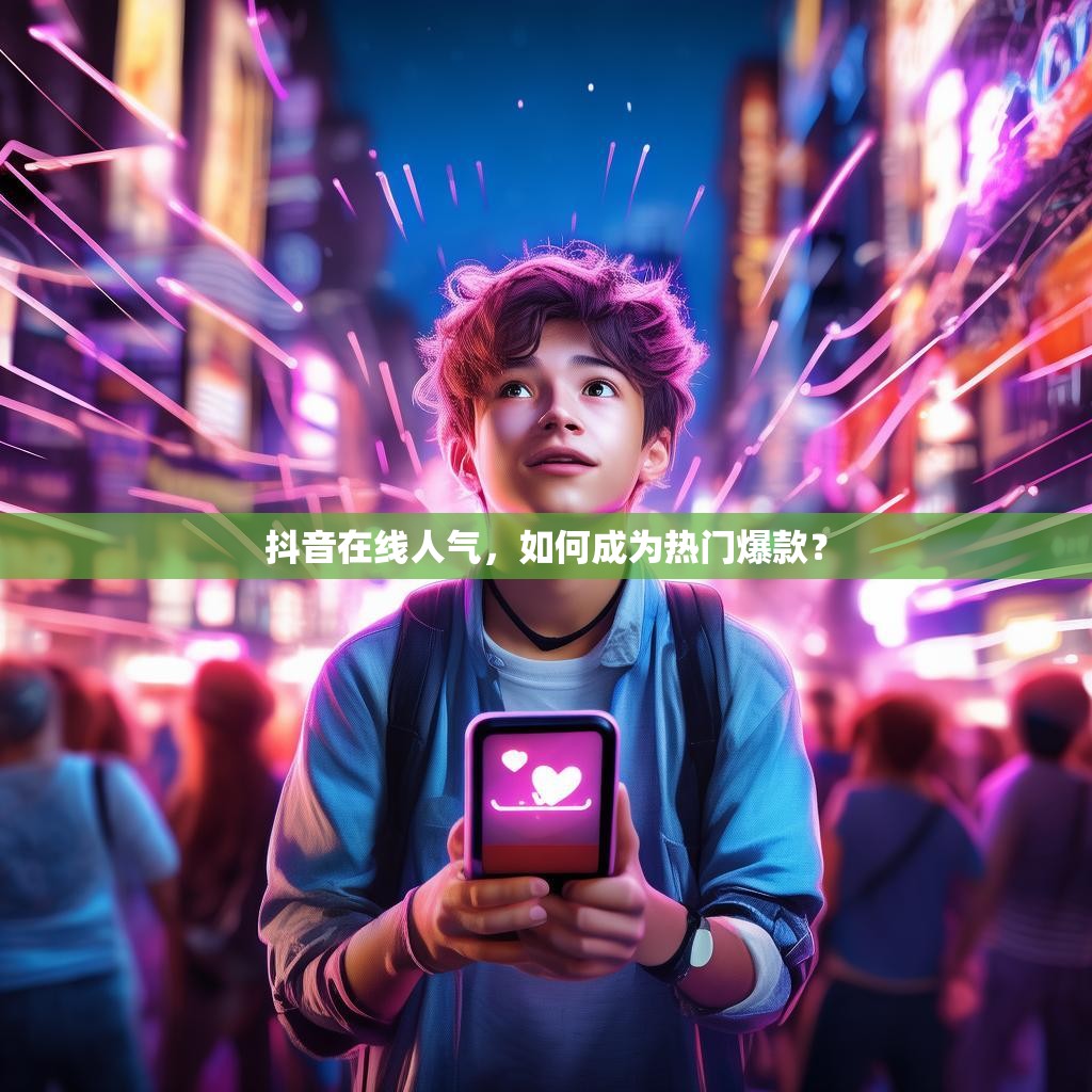 抖音在线人气,如何成为热门爆款?