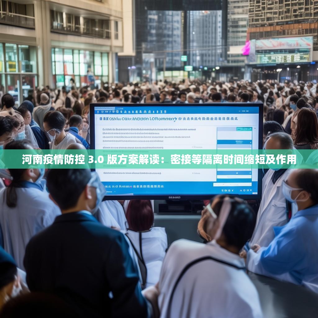 河南疫情防控 3.0 版方案解读:密接等隔离时间缩短及作用