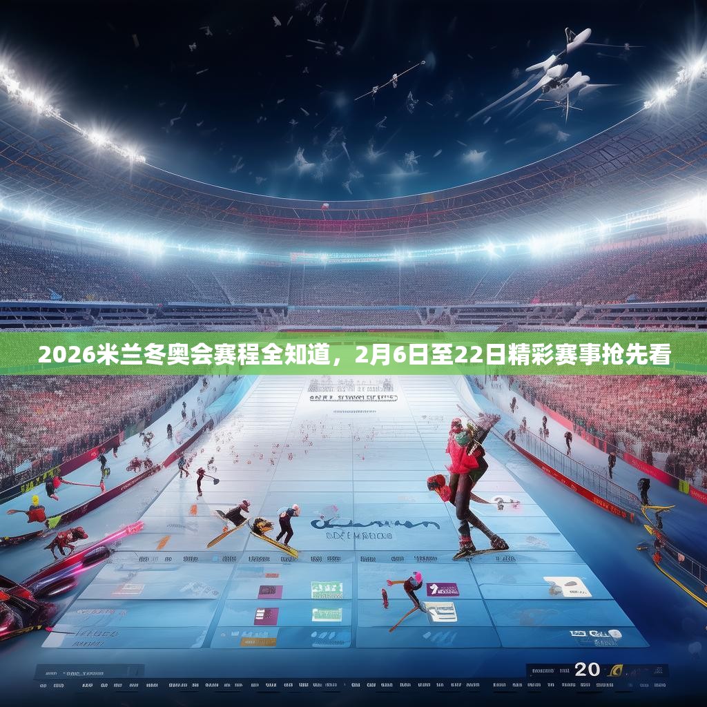 2026米兰冬奥会赛程全知道，2月6日至22日精彩赛事抢先看
