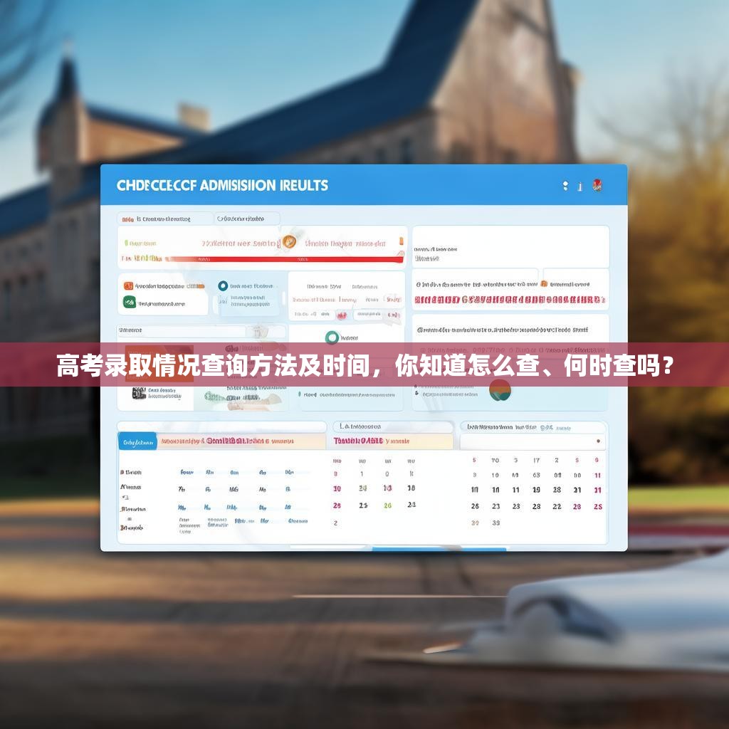 高考录取情况查询方法及时间，你知道怎么查、何时查吗？
