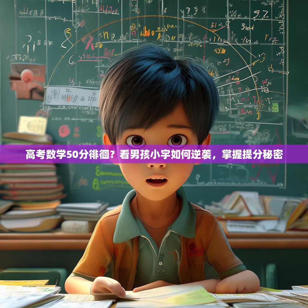 高考数学50分徘徊？看男孩小宇如何逆袭，掌握提分秘密