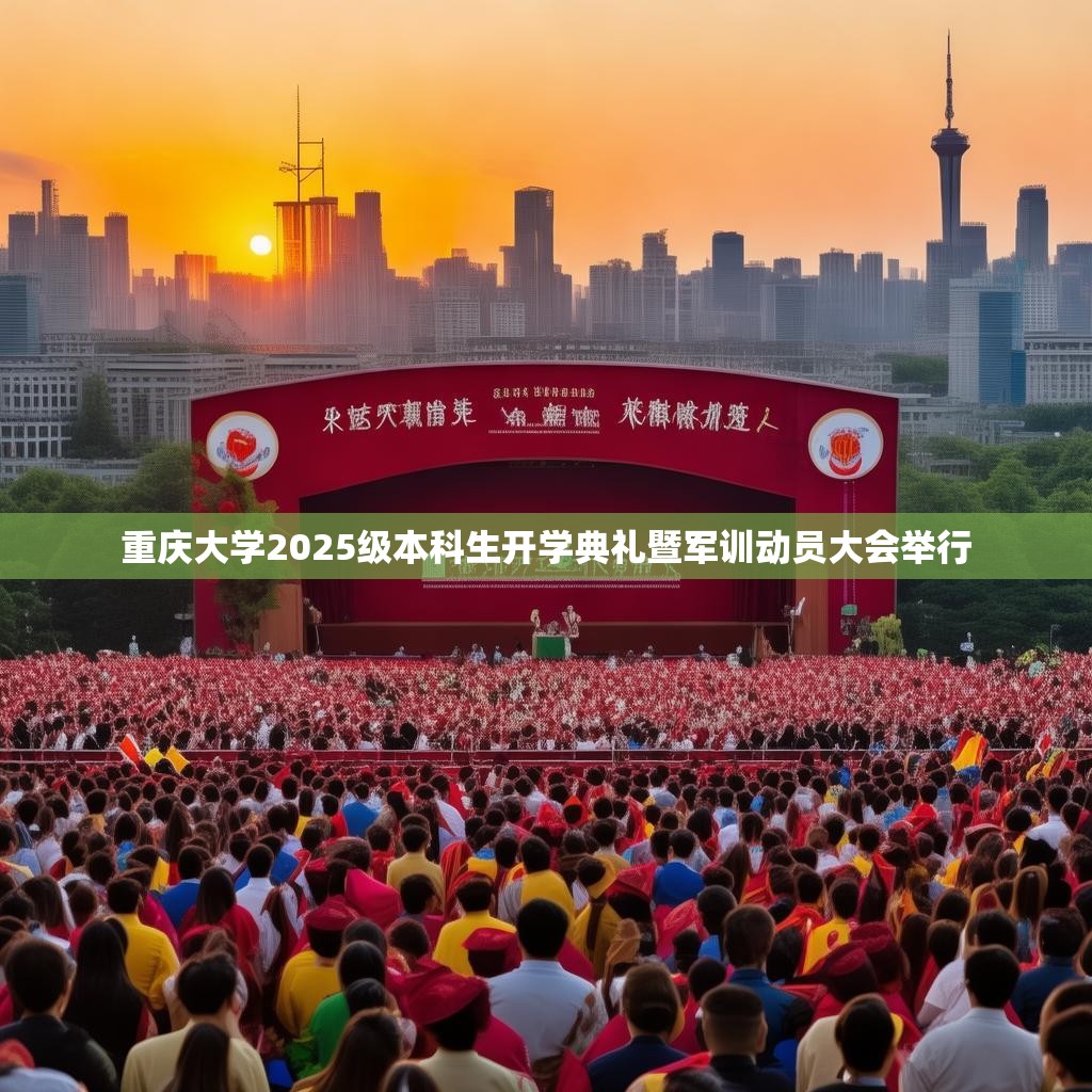 重庆大学2025级本科生开学典礼暨军训动员大会举行