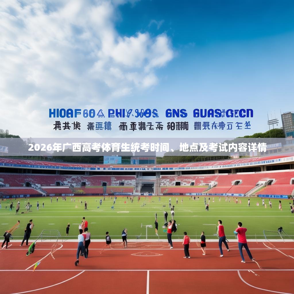 2026年广西高考体育生统考时间、地点及考试内容详情