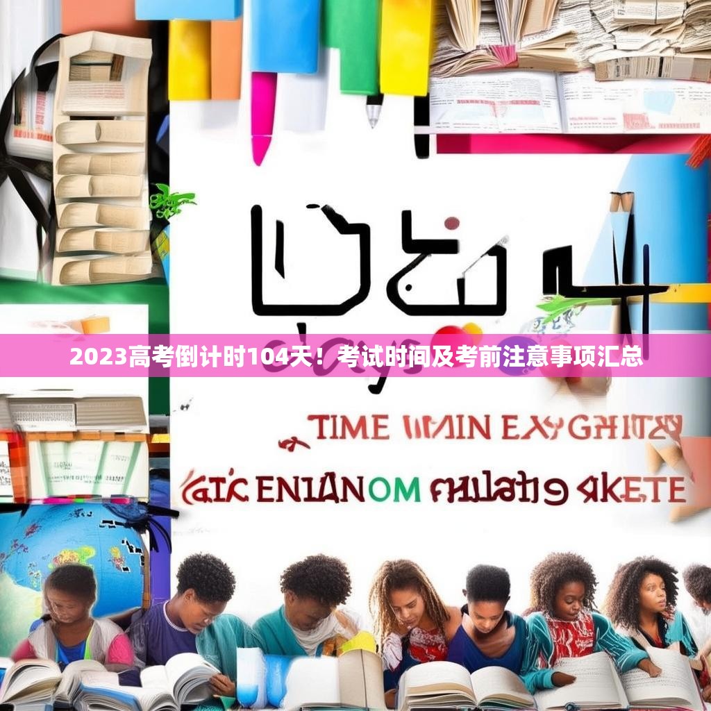 2023高考倒计时104天！考试时间及考前注意事项汇总