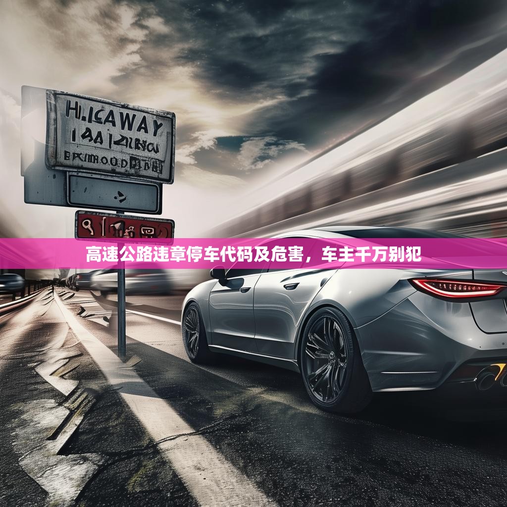 高速公路违章停车代码及危害，车主千万别犯