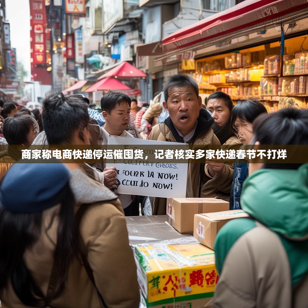 商家称电商快递停运催囤货，记者核实多家快递春节不打烊