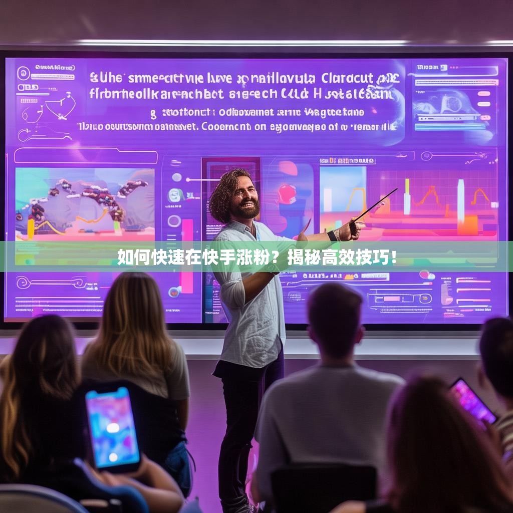 如何快速在快手涨粉？揭秘高效技巧！