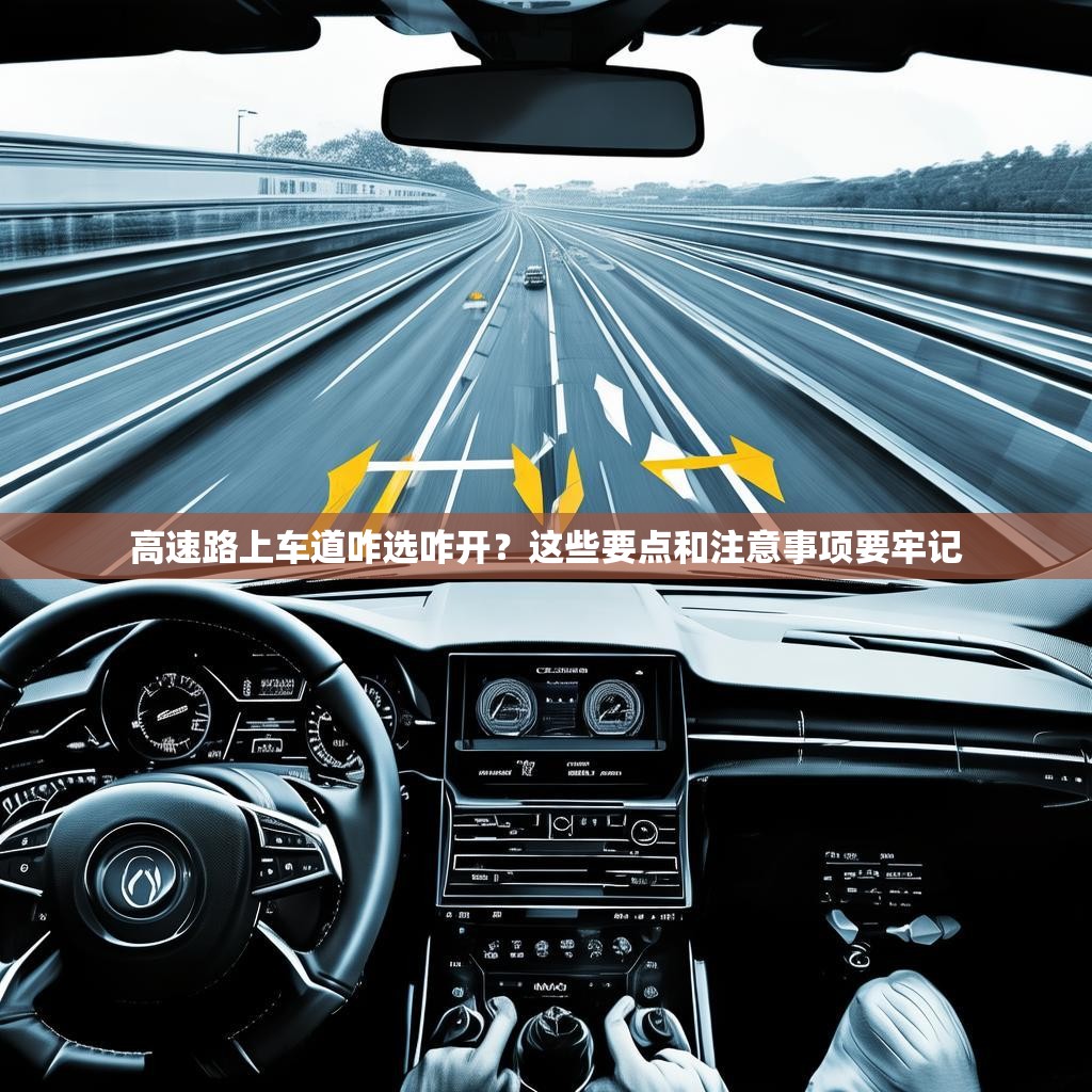 高速路上车道咋选咋开？这些要点和注意事项要牢记