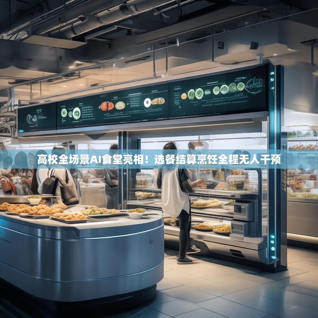 高校全场景AI食堂亮相!选餐结算烹饪全程无人干预