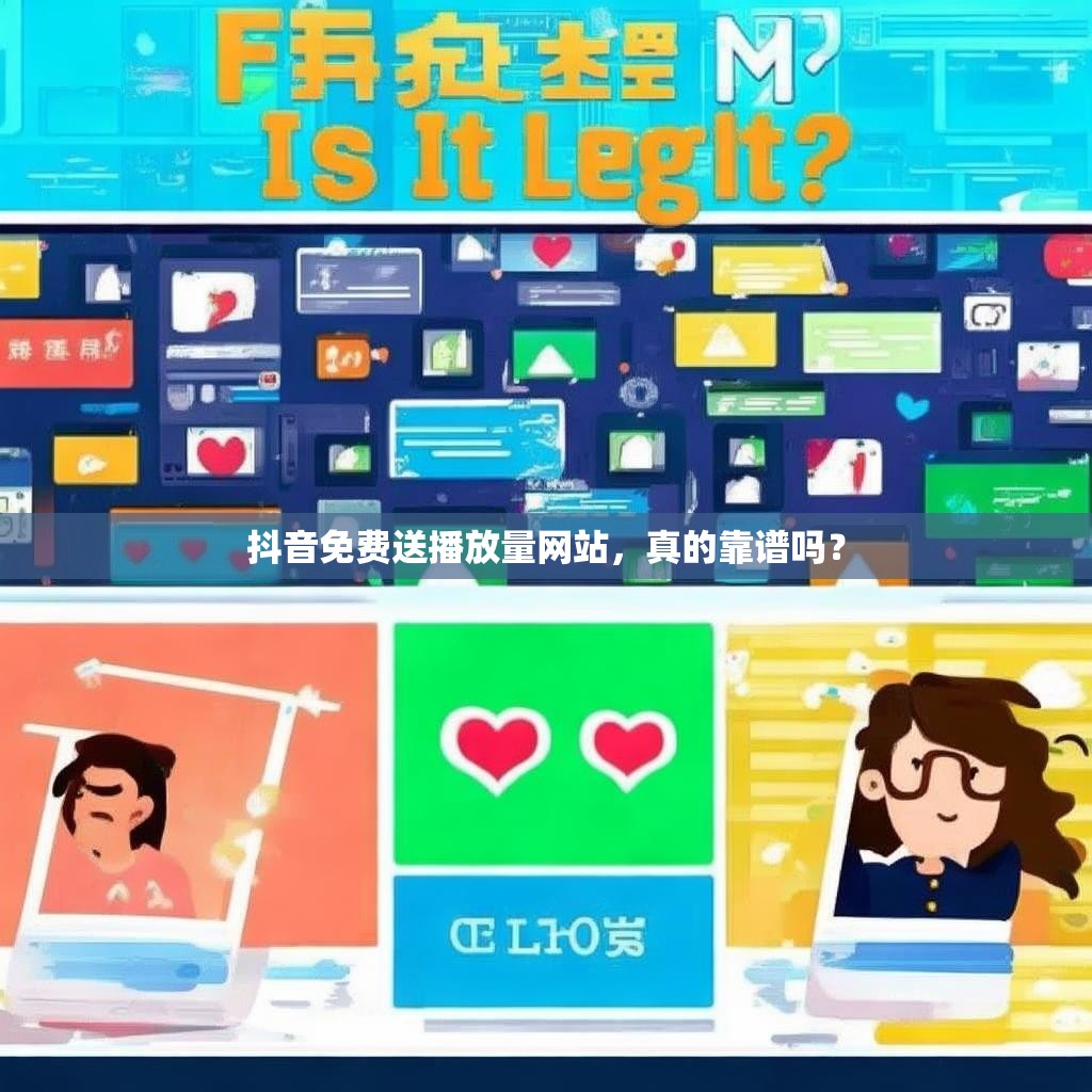 抖音免费送播放量网站，真的靠谱吗？