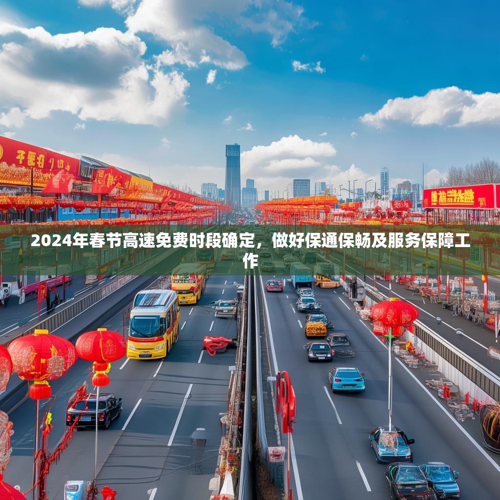 2024年春节高速免费时段确定，做好保通保畅及服务保障工作